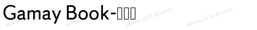 Gamay Book字体转换